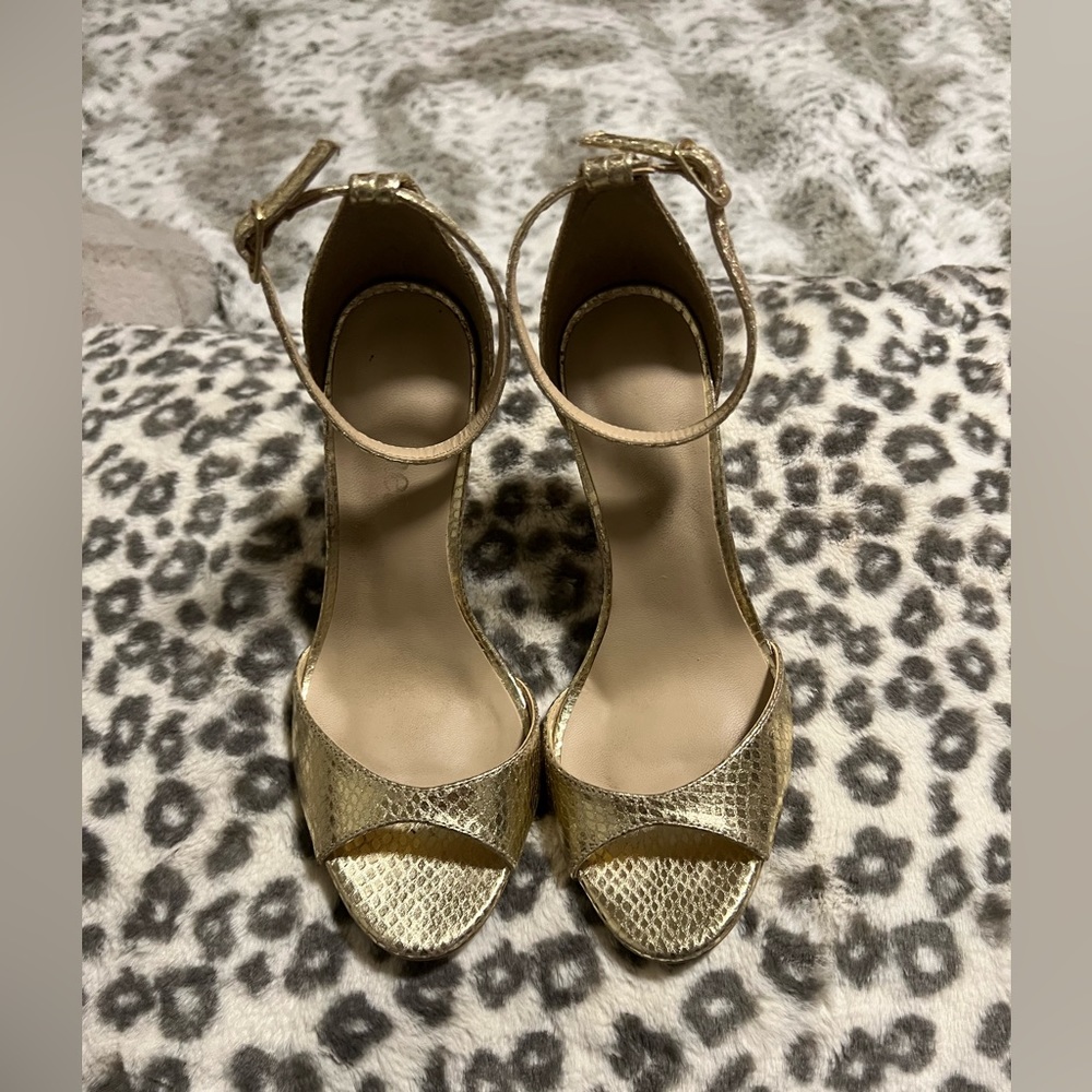 Gold heels